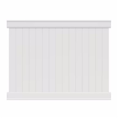 6 فوت X 6 فوت پنل حصار حریم خصوصی وینیل سفید