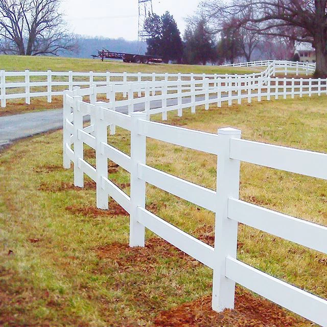 White Vinyl Fence