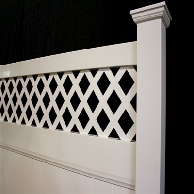 حصار محصور سفید 6'x6' سری 1530