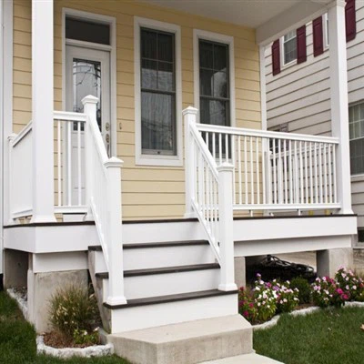 نرده تخت وینیل سفید